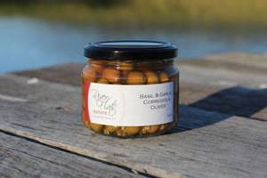 Basil & Garlic Corregiolo Olives