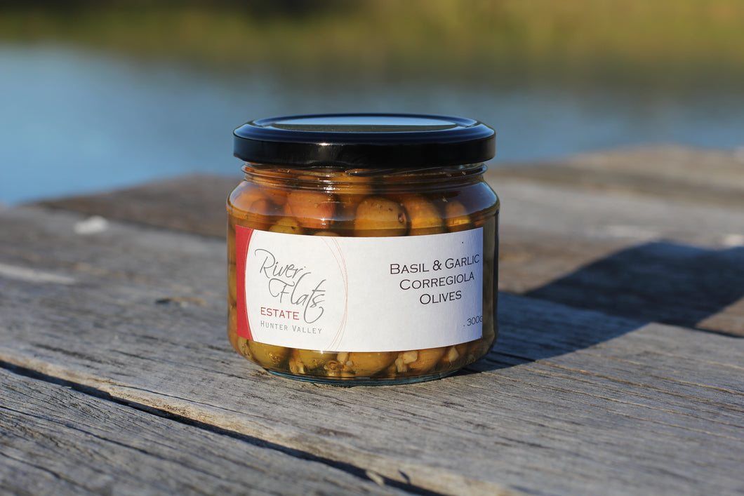 Basil & Garlic Corregiolo Olives